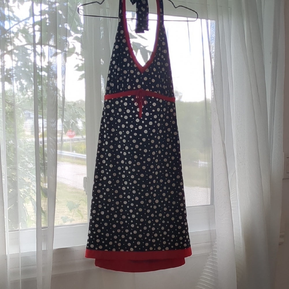 SHAN Black and White Polka Dot Dress
